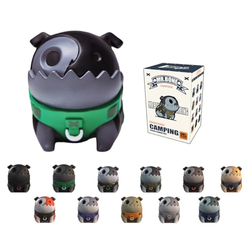 HiPlay MR.Bone Vierte Generation Camping Dirty Silk Hundesitzpose Einzelbox Blindbox Figur von HiPlay