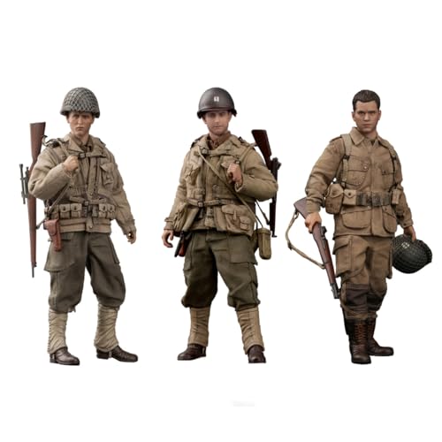 HiPlay POPTOYS 1/12 Classic Movie WWII US Rettungstrupp Kapitän/Schütze/Soldat 3er Set Actionfiguren von HiPlay