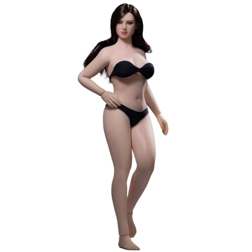 HiPlay TBLeague 1/12 Nahtloses Stahl-Skelett Weiblicher Buxom Medium Bust Körpertyp Hellhäutig mit Kopfskulptur Action-Figuren-Körper von HiPlay
