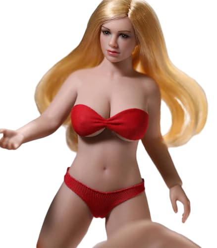 HiPlay TBLeague 1/12 Scale 6 inch Female Super Flexible Seamless Figure Body, Plump Body Type, Minature Collectible Action Figures T05B(Suntan, Large Bust) von HiPlay