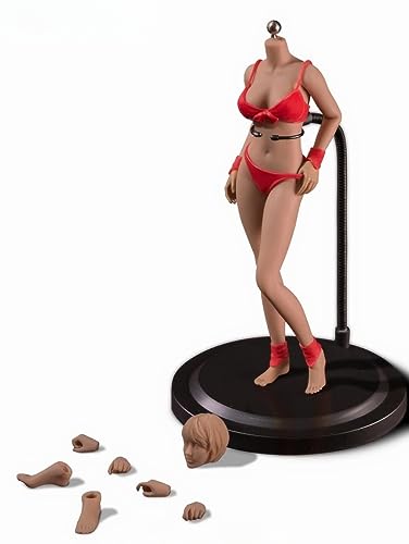 HiPlay TBLeague 1/12 Scale Female Seamless Action Figure Full Set-Realistic Body+Head+Bikini-6 inch Super Flexible Female Dolls for Arts/Drawings/Photography T03B(Suntan) von HiPlay