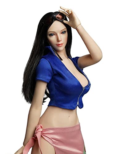 HiPlay TBLeague 1/6 Scale 12 inch Female Super Flexible Seamless Figure Body, Standard Body Type, Minature Collectible Action Figures (Pale Skin, S07C) von HiPlay