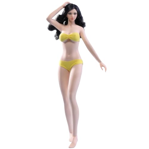 HiPlay TBLeague Female Seamless Slender Elegance Medium Bust S48 Hellhäutige Abnehmbare Füße mit Kopfskulptur 1/6 Maßstab Actionfigur Körper von HiPlay