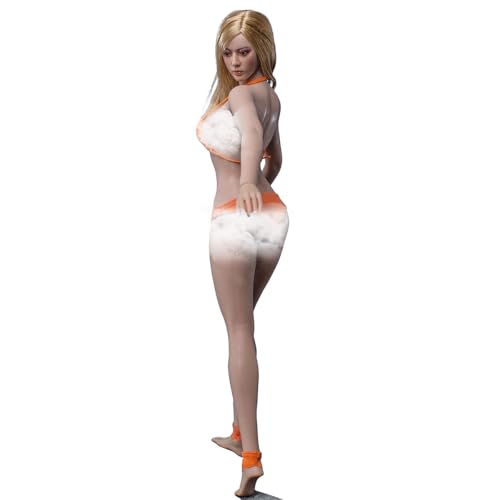 HiPlay TBLeague Weibliche Nahtlose S33C Mittelbusch Lange Beine Schmale Schultern Typ Dunkelhäutiger Kopfloser Abnehmbare Füße 1/6 Maßstab Actionfigur Körper von HiPlay