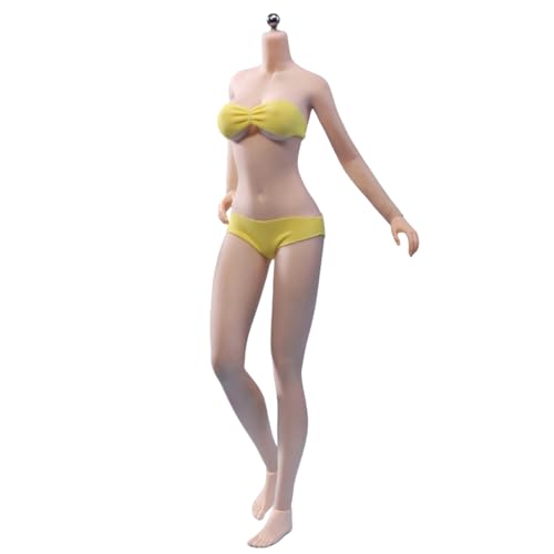 HiPlay TBLeague Weiblicher Nahtloser Schlanker Eleganz Mittelbusen S48A Hellhäutige Abnehmbare Füße und Kein Kopfskulptur 1/6 Maßstab Actionfigur Körper von HiPlay