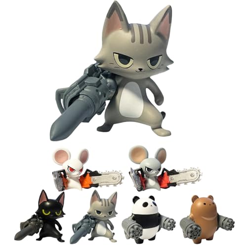 HiPlay Threezero 5,5 cm Waffen & Tiere Vol.1 MER037 Blind Box Figuren Komplettes Set von HiPlay
