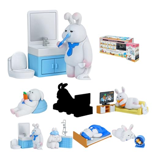 HiPlay Toys Alliance Monday Bruce Serie 7 Nur zu Hause bleiben und Nicht rausgehen Blind Box Figuren Komplettset von HiPlay