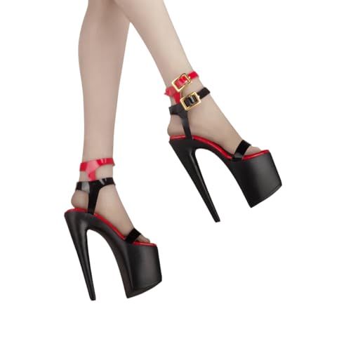 HiPlay Toyscentre 1/6 Damen High Heels Sandalen Schuhe Schwarz Puppenaccessoire für 12-Zoll Actionfigur von HiPlay