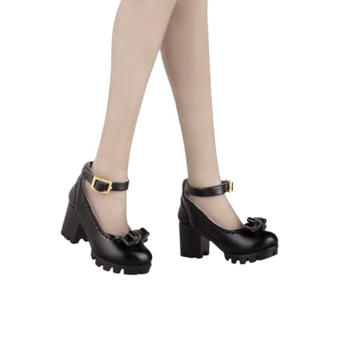 HiPlay Toyscentre 1/6 Damen High Heels Schuhe Schwarz Puppenzubehör für 12-Zoll Actionfigur von HiPlay