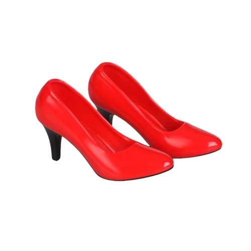 HiPlay Toyscentre Damen High Heels Schuhe Rot 1/6 Maßstab Puppenzubehör für 12-Zoll Figur von HiPlay