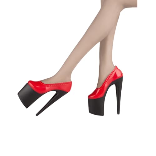 HiPlay Toyscentre Stiletto High Heels Modell TCT-004 Rot Puppenaccessoire passend für 1/6 Maßstab 12-Zoll Figur von HiPlay