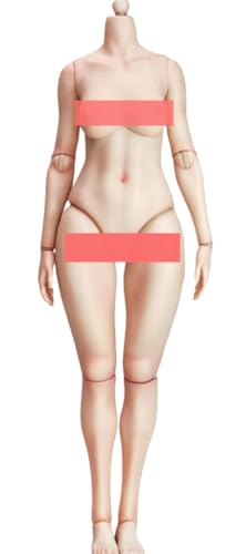HiPlay True1Toys 1:6 Scale Female Action Figure Body -Tall and Plump Body Shape, Fair Skin Medium Bust EC3025A (Fair) von HiPlay