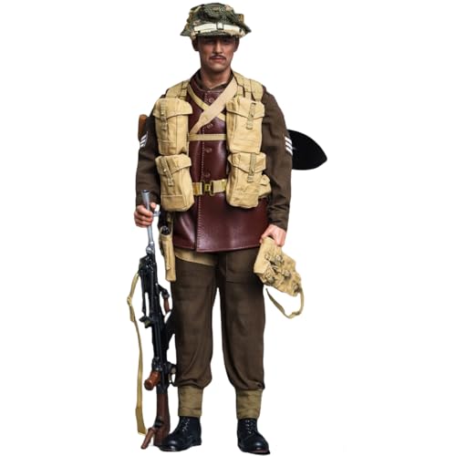 HiPlay UJINDOU 1/6 WWII British Army 51st Highland Division Bren Gunner Normandy 1944 UD9042 Action-Figuren von HiPlay