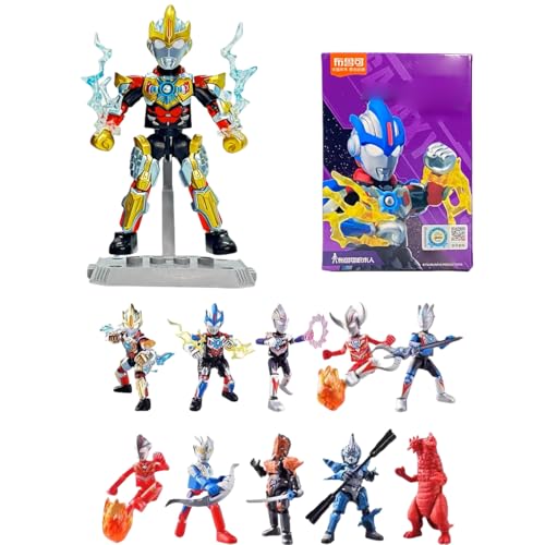 HiPlay Ultraman Enzyklopädie All-Star Edition Serie 10 - Cosmic Wanderer 73110 Blind Box Actionfiguren Einzelbox von HiPlay