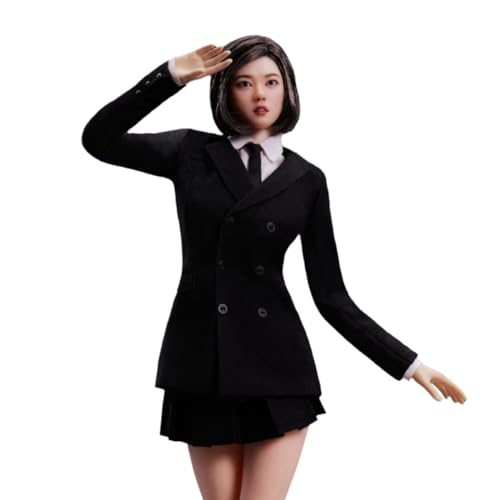 HiPlay VSTOYS 1/6 Scale Figure Doll Clothes: Girl Group Outfit: Pleated Short Skirt Suit for 12-inch Miniature Collectible 24XG98B von HiPlay