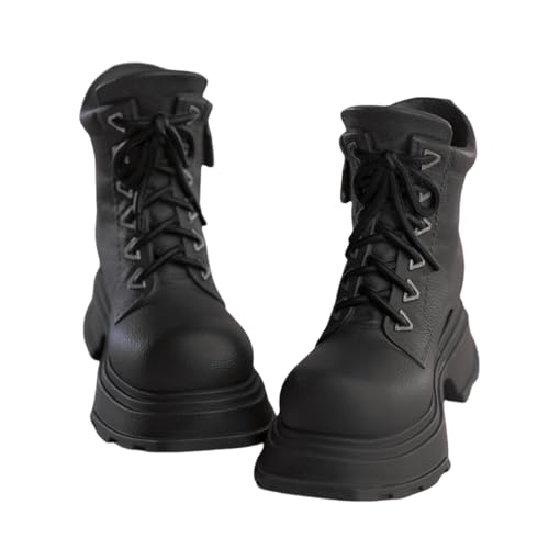 HiPlay Worldbox 1/6 Stiefel mit Dicker Sohle Schwarz Version für weibliche Actionfiguren von HiPlay
