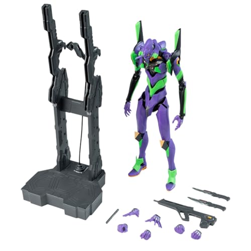 HiPlay Yolopark AMK Series Collectible Figure, New Century Evangelion, EVA-01 Unit, Mecha Musume Style Glue-Free Assembly Model Kits EVA-01 von HiPlay