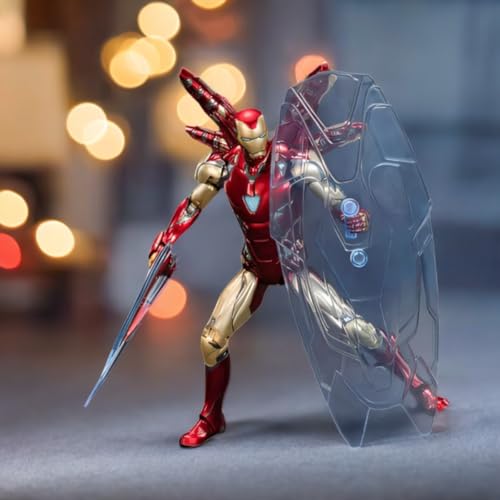 HiPlay ZD Toys Anniversary Series Collectible Figure Full Set: Non-Luminous Version: 1.0 Iron Hero MK85 (1906-85), 1:10 Scale Miniature Action Figurine BFGGTXMK85 von HiPlay