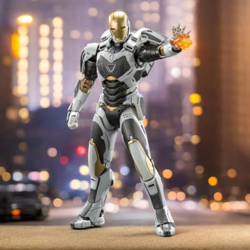 HiPlay ZD Toys Anniversary Series Collectible Figure Full Set: Non-Luminous Version: Iron Hero MK39 (1906-39), 1:10 Scale Miniature Action Figurine BFGGTXMK39 von HiPlay