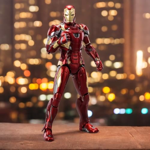 HiPlay ZD Toys Anniversary Series Collectible Figure Full Set: Non-Luminous Version: Iron Hero MK6 (1906-06), 1:10 Scale Miniature Action Figurine BFGGTXMK6 von HiPlay