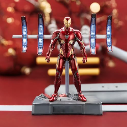 HiPlay ZD Toys Collectible Figure Full Set: Iron Hero MK50 Floating Cannon Scene Set (1909-50), 1:10 Scale Anniversary Series Miniature Action Figurine von HiPlay