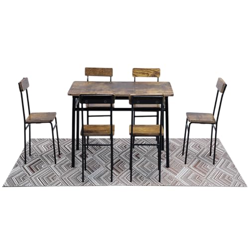 HiPlay mmmtoys, Industrial Style American Table and Chairs Ver.1 M2415, 1/6 Scale Figure Scene HiPlay mmmtoys, Industrial Style American Table and Chairs Ver.1 M2415, 1/6 Scale Figure Scene von HiPlay