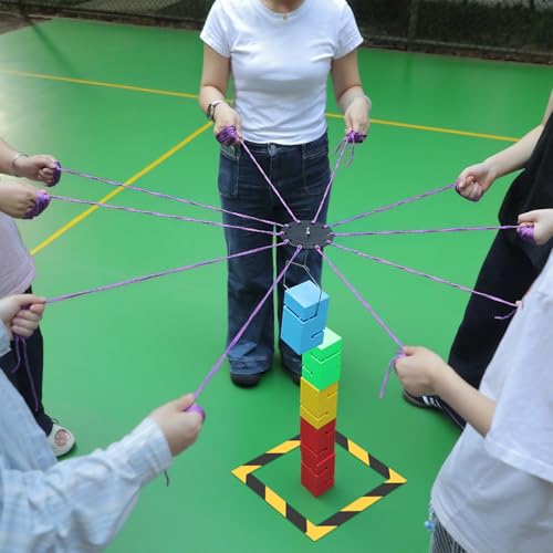 Hiboom 5-teiliges Teamwork-Bausteine-Set, Teambuilding-Aktivitäten, Spiele-Set für Team-Outdoor-Aktivitäten, Spiele, Unternehmensarbeit, Erwachsene, Büro, Eisbrecher, Kollegen, Schule, Spiel, Sport Hiboom 5-teiliges Teamwork-Bausteine-Set, Teambuilding-Aktivitäten, Spiele-Set für Team-Outdoor-Aktivitäten, Spiele, Unternehmensarbeit, Erwachsene, Büro, Eisbrecher, Kollegen, Schule, Spiel, Sport von Hiboom