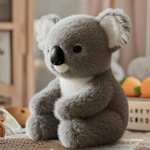 Hiborth Koaly – Emotionale Heilung auf Abruf, Ultraweiche Koaly AI Kuschelfigur zur Emotionalen Unterstützung, Imitiert Natürliche Bewegungen wie EIN Echter Koala, Kuschelige Begleit-Deko (S 3 Stück) Hiborth Koaly – Emotionale Heilung auf Abruf, Ultraweiche Koaly AI Kuschelfigur zur Emotionalen Unterstützung, Imitiert Natürliche Bewegungen wie EIN Echter Koala, Kuschelige Begleit-Deko (S 3 Stück) von Hiborth