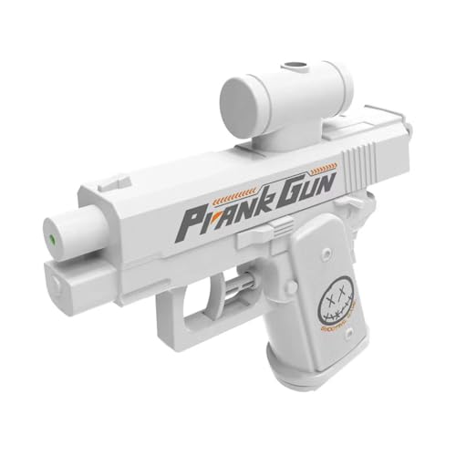 Prank Water Gun, Prank Squirt Gun, Prank Two-Way Water Guns mit Rücksprühfunktion, Spritzt nach hinten, Lustiges Prank Gun Spielzeug für Büro, Schule, Party und Sommeraktivitäten (Weiß) von Hiborth