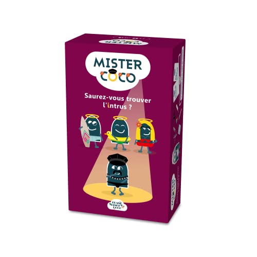 Hiboutatillus Mister Coco - Eule - Blackrock Games - Partyspiel - Finde den Eindringling - Weiße Kokosnuss Essen - Neues mechanisches Spiel - Erstaunliche Ausrüstung von Blanc-manger Coco