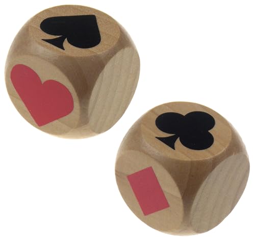 Hickoryville Set mit 2 Trump-Anzug-Markierungsanzeigern mit großen Pips für Euchre Bridge Pinochle und andere Kartenspiele, 40 mm von Hickoryville