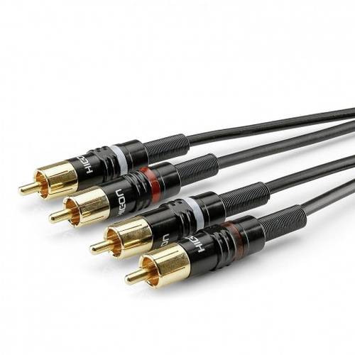 Sommer Cable HBP-C2-0030 Klinke / Cinch Audio Anschlusskabel [2x Cinch-Stecker - 2x Cinch-Stecker] 0 von Sommer Cable