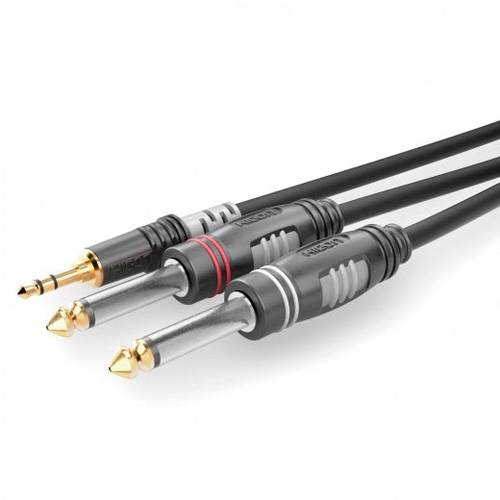 Sommer Cable HBA-3S62-0150 Klinke Audio Anschlusskabel [1x Klinkenstecker 3.5mm - 2x Klinkenstecker von Sommer Cable