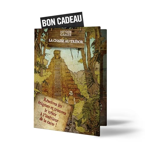 Hidden Games - Carte à énigmes - La Chasse au trésor - Française - Carte de vœux, Carte Escape Room, Carte Cadeau, Cadeau d'argent von Hidden Games