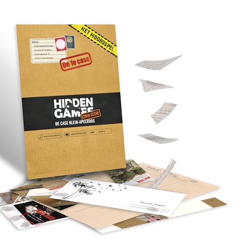 Hidden Games Crime Scene - De 1e case - DE CASE KLEIN-APELROOS - Nederlandse - Realistisch plaats Delict spel, spannend Detective spel, Escape Room spel von Hidden Games