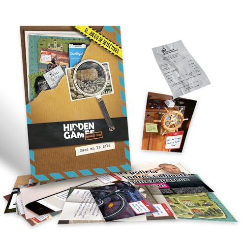 Hidden Games Escena del crimen - Caos en la isla - Español - Juego realista de escenas del crimen, emocionante juego de Detectives, juego Escape Room Hidden Games Escena del crimen - Caos en la isla - Español - Juego realista de escenas del crimen, emocionante juego de Detectives, juego Escape Room von Hidden Games