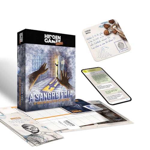 Hidden Games Hangover - A Sangre FRÍA - EL juego de Detectives interactivo - Español - Juego de crimen realista e interactivo, emocionante juego de Detectives, juego de Escape Room von Hidden Games