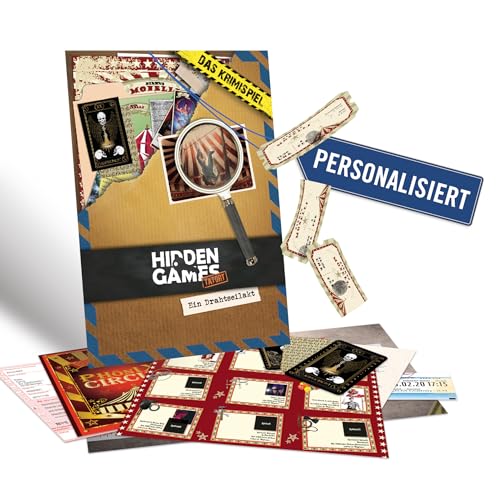 Hidden Games Tatort - Krimispiel - Sonderedition - personalisiert den Fall EIN DRAHTSEILAKT mit 4-6 Fotos und Namen Deutsch von Hidden Games