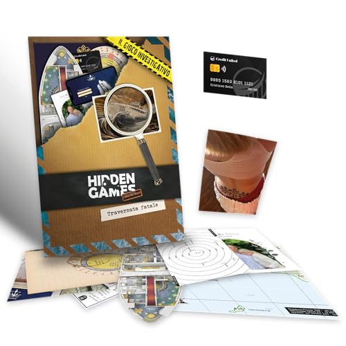 Hidden Games Luogo del Reato - Traversata Fatale - Italiana - Gioco realistico Della Scena del crimine, gioco emozionante del Detective, gioco Della Stanza di fuga von Hidden Games