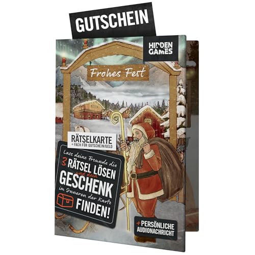 Hidden Games Rätselkarte “Rätselhafte Weihnachten” (Deutsch) von Hidden Games