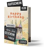 Hidden Games: Rätselhafter Geburtstag Rätselkarte von Hidden Games