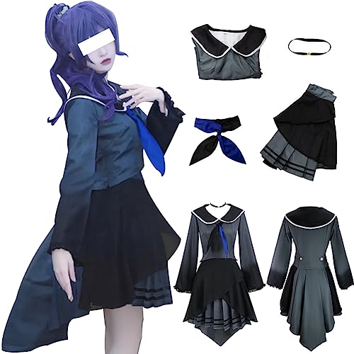 Hieeimu Akiyama Mizuki Cosplay Kostüm Projekt Sekai Uniform Kleid Cosplay Outfits Halloween Party für Frauen Mädchen (03,L) von Hieeimu