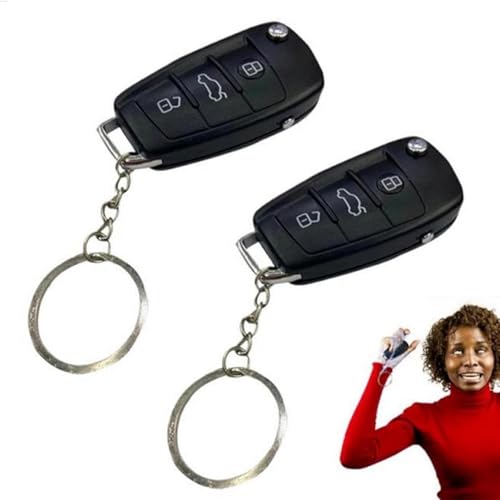2 Stück Shocker Schlüsselanhänger, Elektroschocker Autoschlüssel Prank, Schockierendes Autoschlüsselspielzeug, Lustige Prank Artikel Für Kinder Erwachsene, Aprilscherz Knifflig Prank Schlüssel 2 Stück Shocker Schlüsselanhänger, Elektroschocker Autoschlüssel Prank, Schockierendes Autoschlüsselspielzeug, Lustige Prank Artikel Für Kinder Erwachsene, Aprilscherz Knifflig Prank Schlüssel von Hiemible