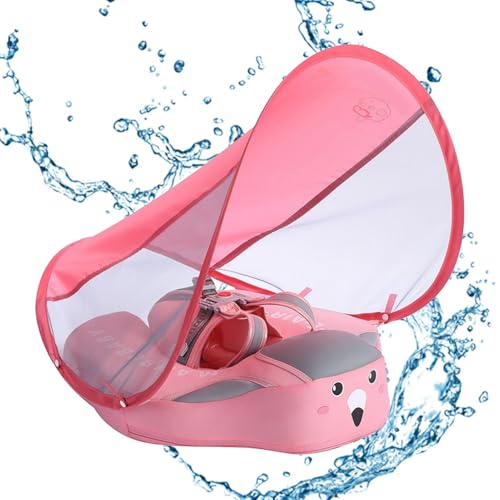Baby Schwimmring Mit Abnehmbarem Sonnendach Uv Schutz, Schwimmreifen Baby Mit Sonnenschutz Dach UPF 50+, Verstellbarer Sicherheitssitz Schwimmtraining Float Für 3-24 Monate, Nicht Aufblasbarer Baby Schwimmring Mit Abnehmbarem Sonnendach Uv Schutz, Schwimmreifen Baby Mit Sonnenschutz Dach UPF 50+, Verstellbarer Sicherheitssitz Schwimmtraining Float Für 3-24 Monate, Nicht Aufblasbarer von Hiemible