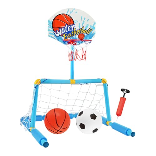 Hiemible Basketballkorb Für Pool - 2 in 1 Wasserballtor Mit 2 Bällen Und 1 Pumpe - Interaktives Wasserspiel Basketballkorb Für Kinder Und Erwachsene Ab 4 Jahren Outdoor Familienfeste See Reisen Hiemible Basketballkorb Für Pool - 2 in 1 Wasserballtor Mit 2 Bällen Und 1 Pumpe - Interaktives Wasserspiel Basketballkorb Für Kinder Und Erwachsene Ab 4 Jahren Outdoor Familienfeste See Reisen von Hiemible