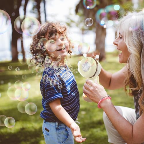 Hiemible Blasenstab | Blasstab Spielzeug | Tragbarer Drehender Blasenstab Mit Farbigen LED-Lichtern Für Kinder Spielzeug Und Outdoor-Aktivitäten von Hiemible