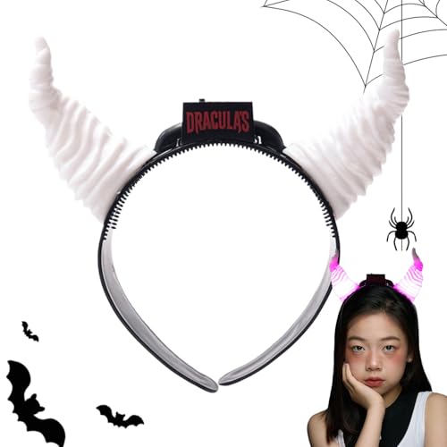 Hiemible Teufelshörner Stirnband - LED Blinkhörner Stirnband Für Halloween | Kopfschmuck Für Kinder Jugendliche Erwachsene Rollenspiel Party Karneval Fotoshooting Geburtstag Hiemible Teufelshörner Stirnband - LED Blinkhörner Stirnband Für Halloween | Kopfschmuck Für Kinder Jugendliche Erwachsene Rollenspiel Party Karneval Fotoshooting Geburtstag von Hiemible