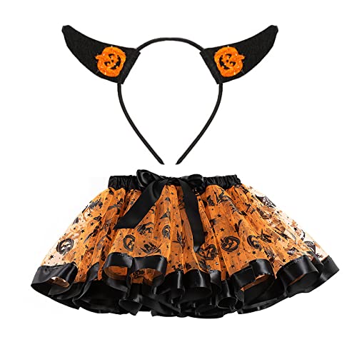 Halloween Kostüm Kinder Mädchen,Kürbis Tutu Rock Halloween Haarreifen Kürbis Kostüm Karneval Kostüm Kinder Mädchen Halloween Kostüm Kinder Mädchen,Kürbis Tutu Rock Halloween Haarreifen Kürbis Kostüm Karneval Kostüm Kinder Mädchen von Hifot