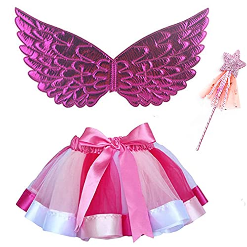 Schmetterling Kostüm Mädchen - 3-teiliges Mädchen Kostüm Schmetterling mit Tüllrock, Flügel, Zauberstab - Schmetterlingsverkleidungen - Engelsflügel für Mädchen 3-10 Jahre alt Schmetterling Kostüm Mädchen - 3-teiliges Mädchen Kostüm Schmetterling mit Tüllrock, Flügel, Zauberstab - Schmetterlingsverkleidungen - Engelsflügel für Mädchen 3-10 Jahre alt von Hifot