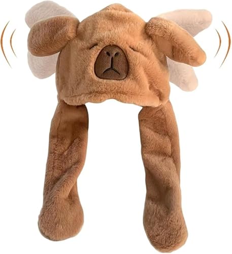 Hifot Tier Mütze mit Beweglichen Ohren, Plüsch Mütze mit Wackelohren, Lustige Hüte Tier Hut mit Ohren Bewegung für Kinder und Erwachsene für Winter Halloween Weihnachten Karneval Geburtstag Geschenk Hifot Tier Mütze mit Beweglichen Ohren, Plüsch Mütze mit Wackelohren, Lustige Hüte Tier Hut mit Ohren Bewegung für Kinder und Erwachsene für Winter Halloween Weihnachten Karneval Geburtstag Geschenk von Hifot